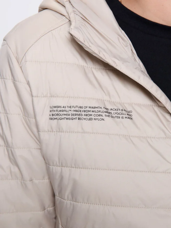 Womens Flower-Warmth Lite Jacket - Wheat Beige