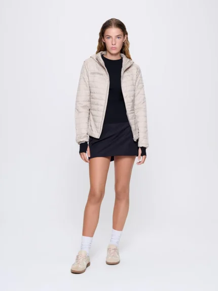 Womens Flower-Warmth Lite Jacket - Wheat Beige