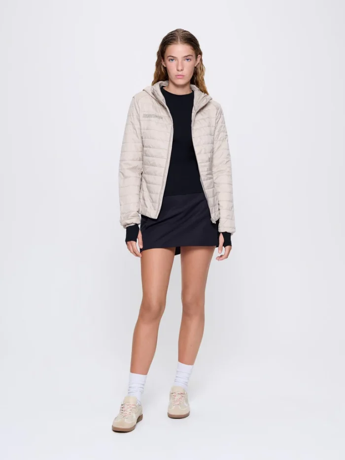 Womens Flower-Warmth Lite Jacket - Wheat Beige