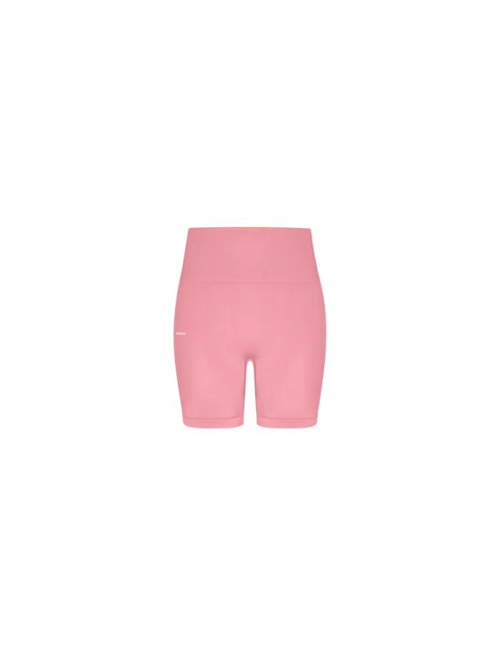 Womens 99% Bio-Based Compressive Shorts - Dewy Rose