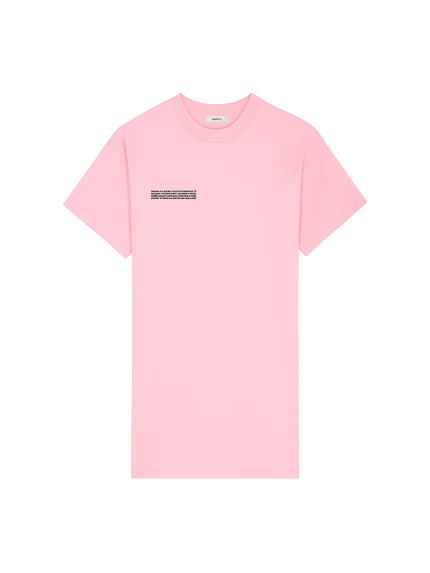 Womens Interlock T-Shirt Dress - Sakura Pink