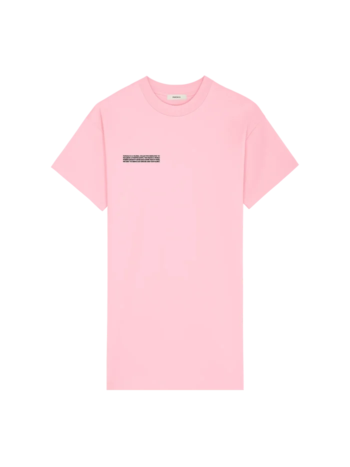 Womens Interlock T-Shirt Dress - Sakura Pink