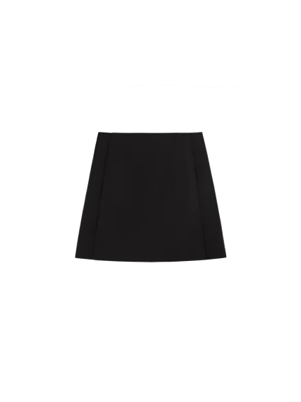 WOMEN'S (GAIA)PLNT NYLON SKIRT - BLACK