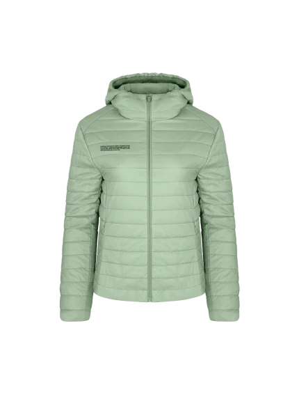 Womens Flower-Warmth Lite Jacket - Sage Green