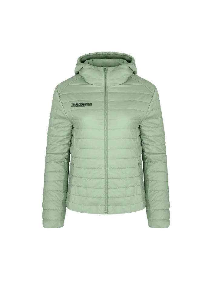 Womens Flower-Warmth Lite Jacket - Sage Green