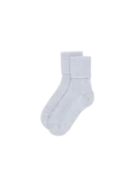 Cashmere Bed Socks—pale blue