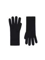 Cashmere Short Cuff Gloves—black