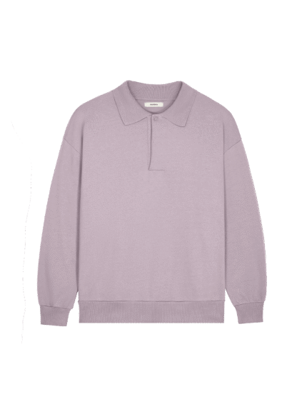 Womens DNA Heavyweight Polo Sweatshirt - Raisin Purple