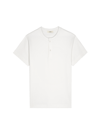 Womens DNA Henley T-Shirt - Off-White